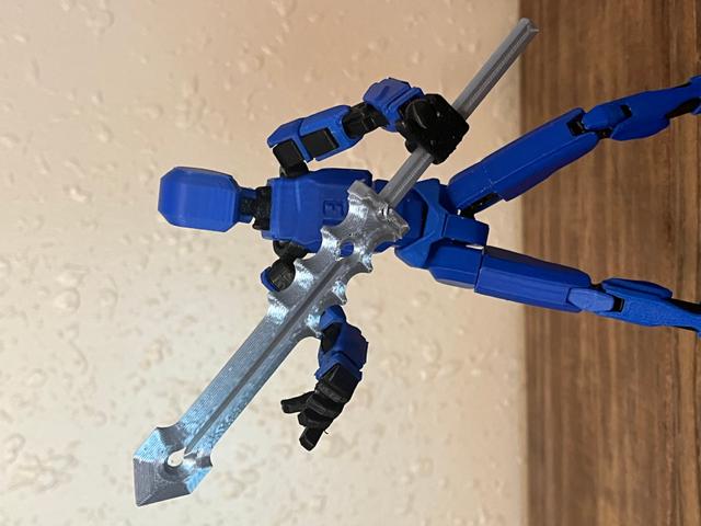 Dummy 13 breaker sword 3D model thumbnail