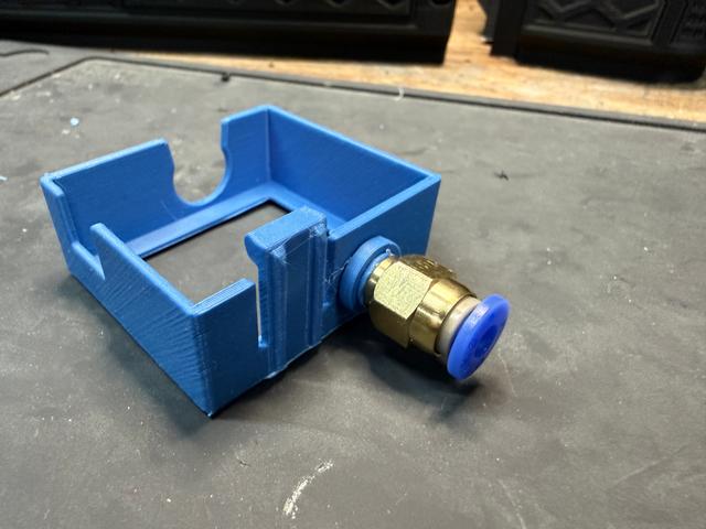Centauri Carbon Filament PTFE Holder 3D model thumbnail