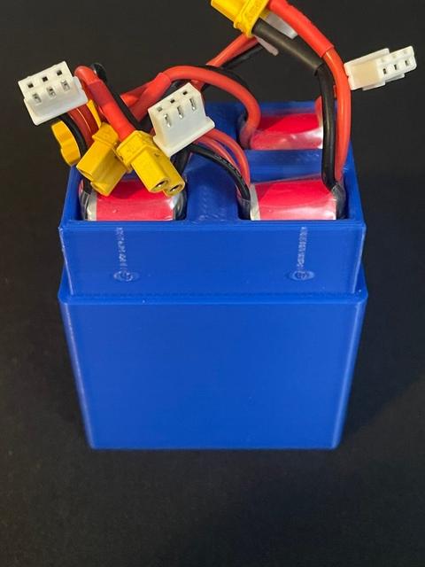 Fpv Drone battery storage 3D model thumbnail