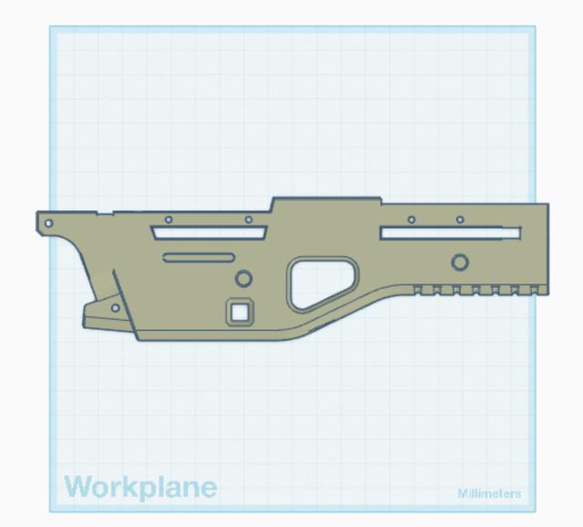 Receivers that have the right size cut outs for SMILEY talon version 3D model thumbnail
