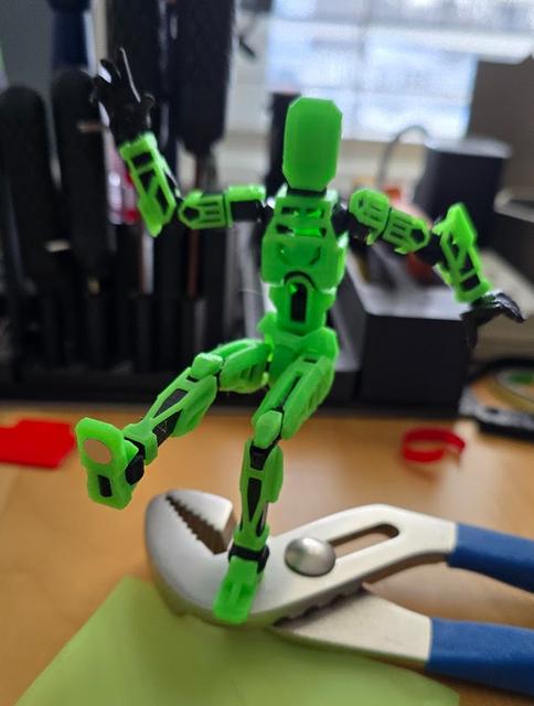 DUMMY 13 Magnetic Foot (additional magnet tolerance) 3D model thumbnail