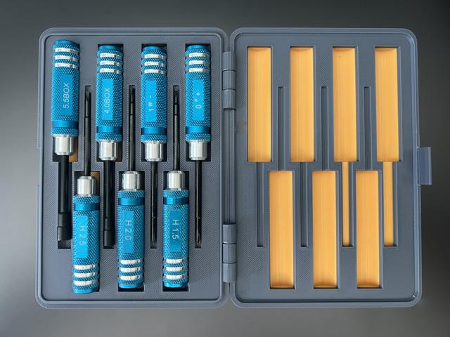 YSIDO 7Pcs Hex Screwdriver Tools Case 3D model thumbnail