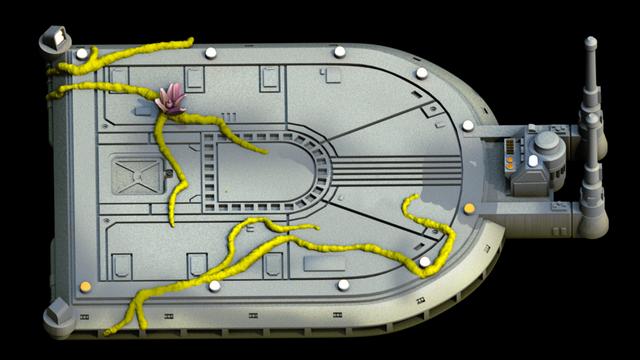 Insurgent Landing Pad 3D model thumbnail
