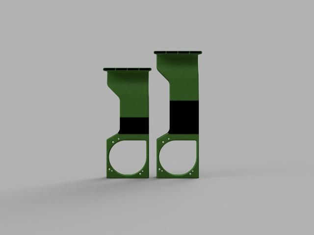 E3NG Aux Cooling for Extended Z | 50mm/100mm options 3D model thumbnail