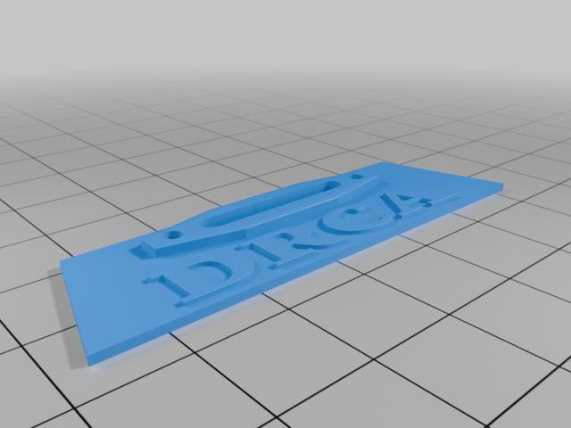 Winch plate for Axial scx10iii SR5 3D model thumbnail