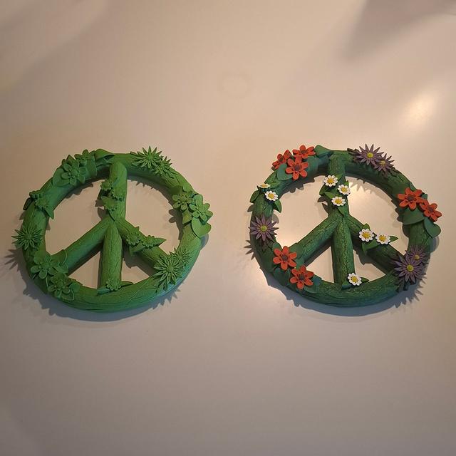 Peace Wreath 3D model thumbnail