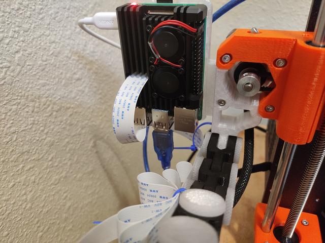 Raspberry Pi Mount for Prusa MK3S 3D model thumbnail