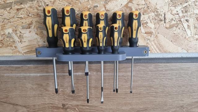 Screwdrivers stand 3D model thumbnail
