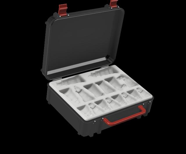 Box for keeping spiral chess pieces 3D model thumbnail