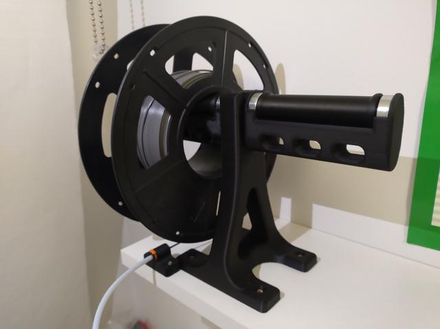 Double spool stand 3D model thumbnail