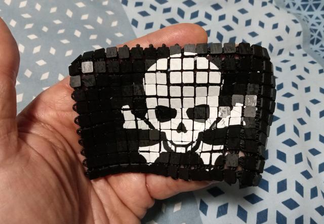 Jolly Roger fabric 3D model thumbnail