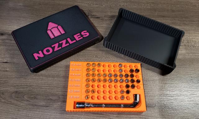 Nozzle Organizer Box 3D model thumbnail