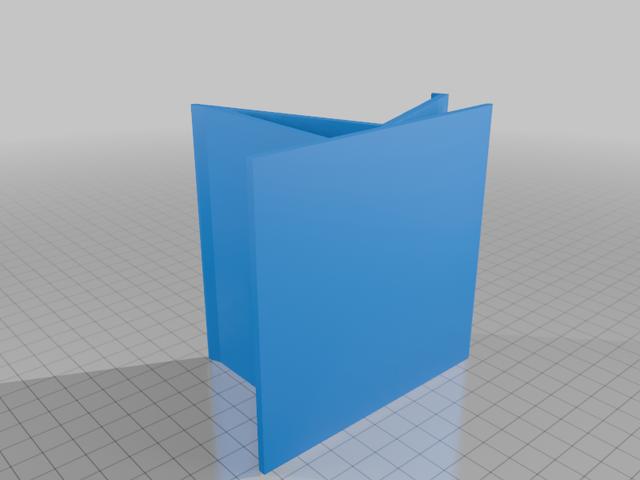 Case for 64x32 LED Matrix 3D model thumbnail