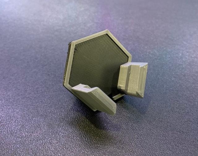Modern Key Hanger Honeycomb Wall - Mini 3D model thumbnail