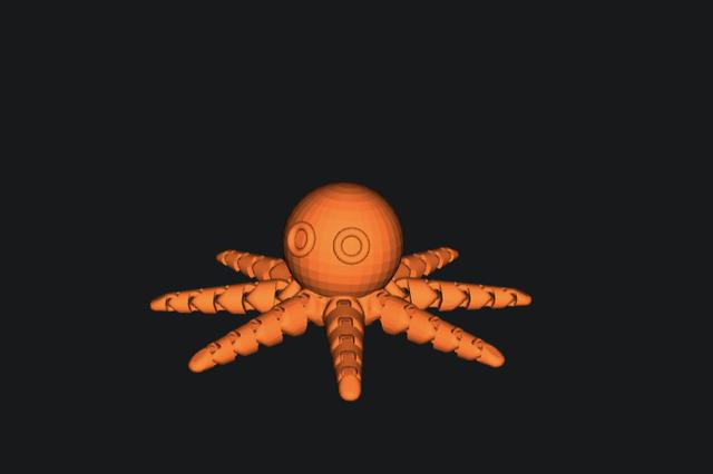 Little Octopus 3D model thumbnail