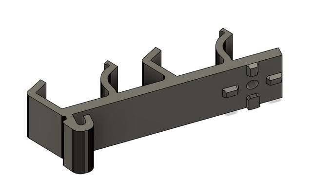 1515 extrusion cap with wago mount 3D model thumbnail