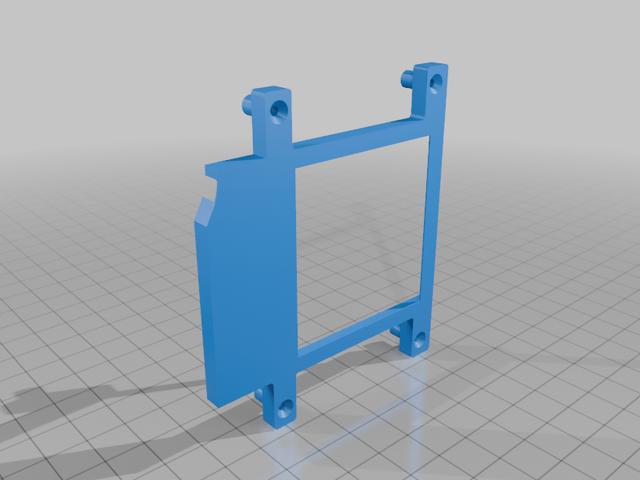 Nintendo Game Boy DMG-01 IPS Screen Bracket with Screw Posts (for damaged consoles) 3D model thumbnail