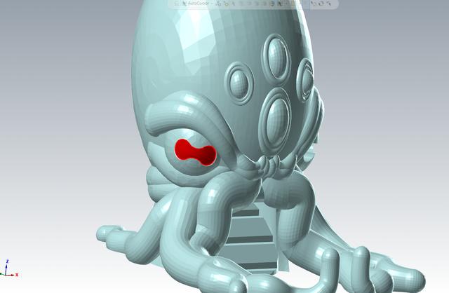 Eye Insert for Cthulhu Dice Tower 3D model thumbnail