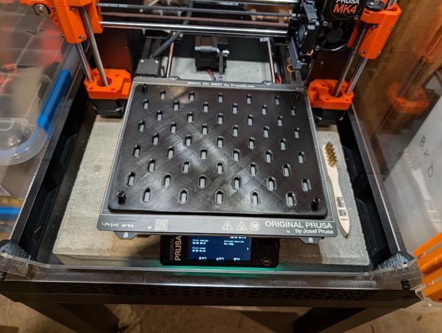 Skadis Board with Counter Sunk Holes and Spacers for MK4 3D model thumbnail