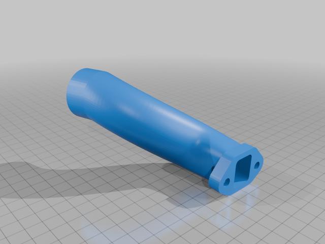 Sachs Tempo corvette 50cc intake manifold 3D model thumbnail