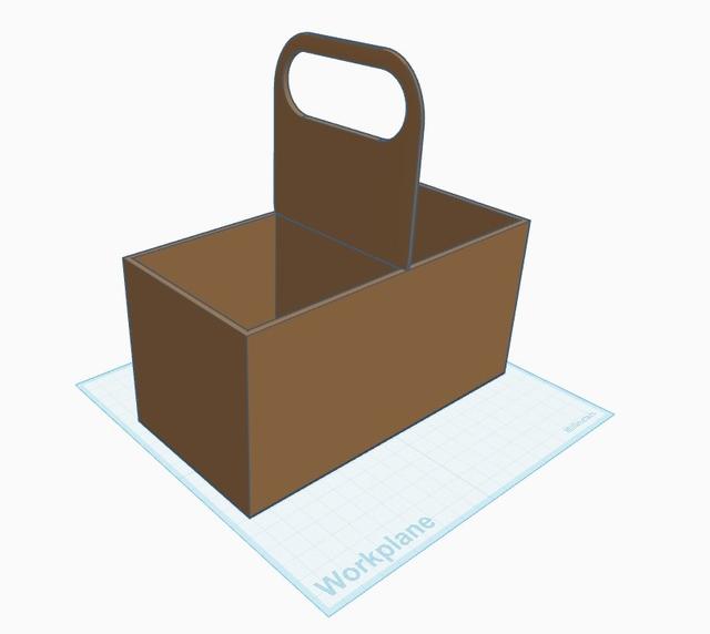 Coffee Cup Carrier 3D model thumbnail