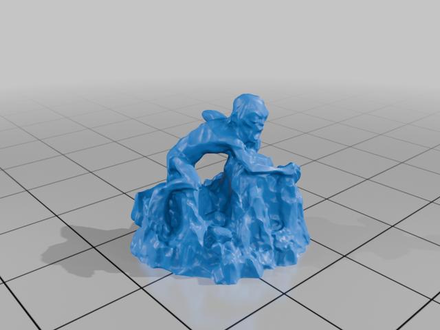 Three Short guys climbing Drear Hills 3D model thumbnail
