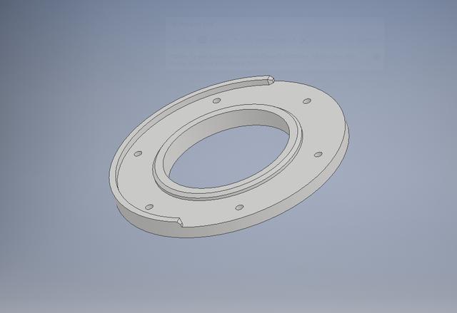 Svbony SV226 -> SV226P drilling template 3D model thumbnail