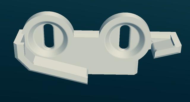 Skadis caliper holder for T-clip system 3D model thumbnail