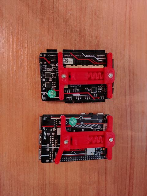 BTT Pi V1.2 and SKR Pico Bracket for Din rail 3D model thumbnail