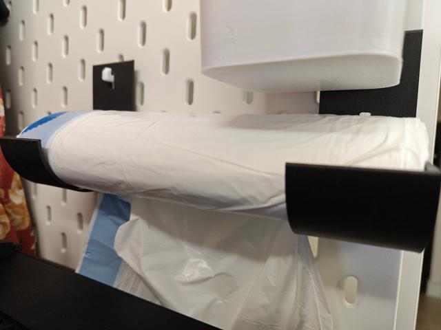 Trash Bag Roll Holder for SKÅDIS 3D model thumbnail