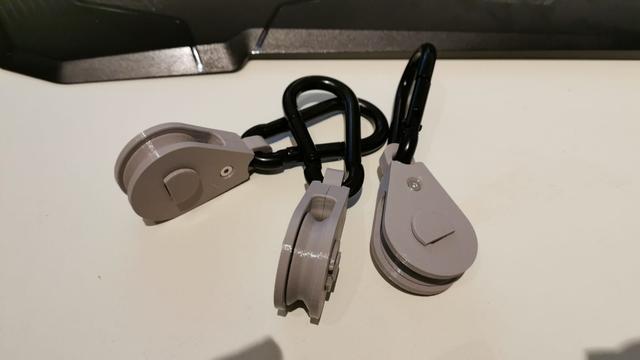 Strong Pulley with modified eyelet 3D model thumbnail