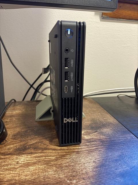 Dell Pro Micro vertical stand 3D model thumbnail