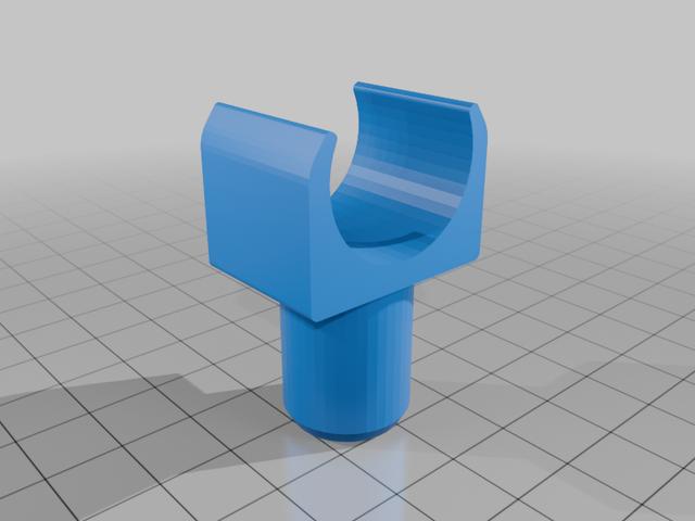 Wheelchair Seat Rail Guide 3D model thumbnail