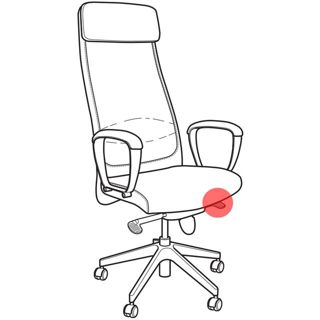 IKEA - MARKUS - repair shifter 3D model thumbnail