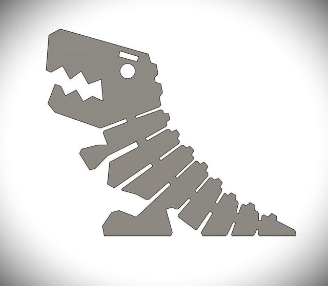 Flexi Rex Wall Art 3D model thumbnail