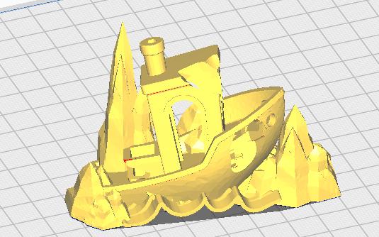 Shipwrecked benchy! 3D model thumbnail