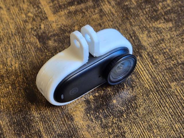 Insta360 Go 3/3s GoPro mount (print w/o supports) 3D model thumbnail