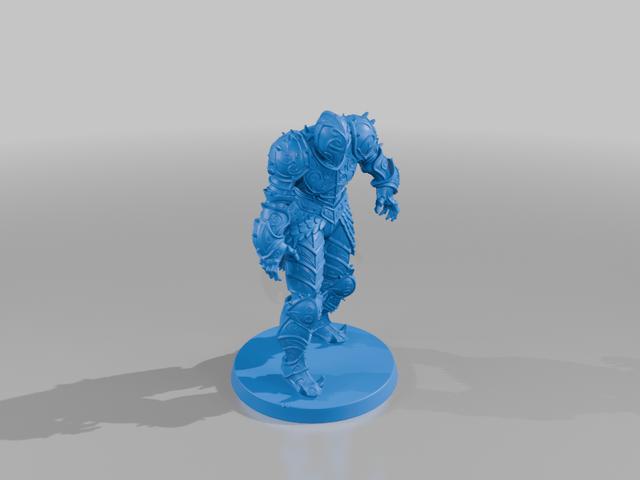 Animated Armor 3D model thumbnail
