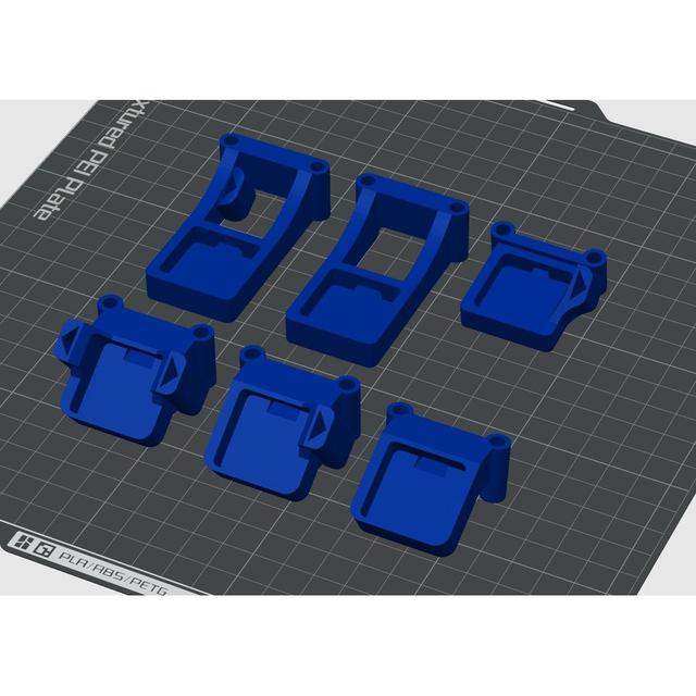 AOS UL8 GOKU GM10 Pro GPS / TrueRC Bardpole Rear Mount Collection 3D model thumbnail