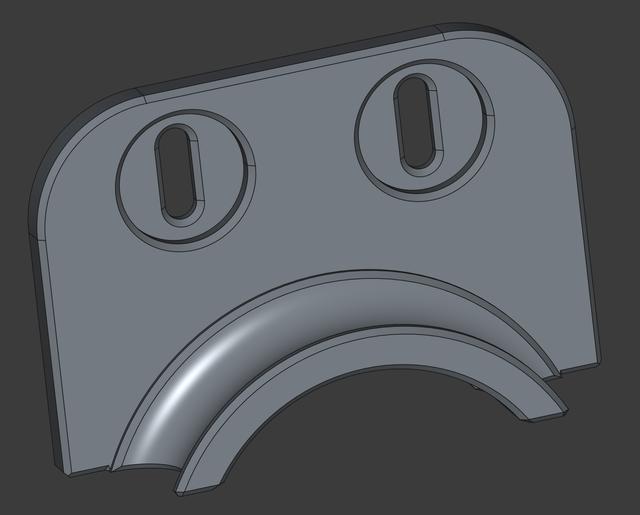 Skadis U-lock hanger 3D model thumbnail