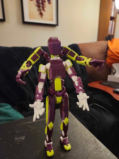 2 arms Add on Backpack 3D model thumbnail