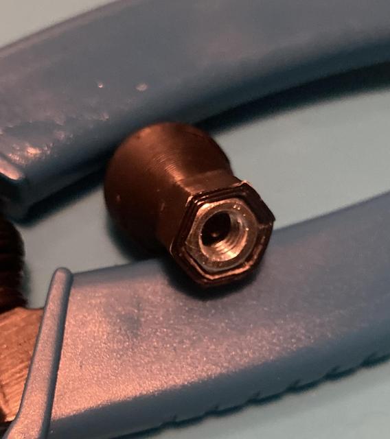 Steel ballnut for articulating Raspberry Pi Camera 3D model thumbnail