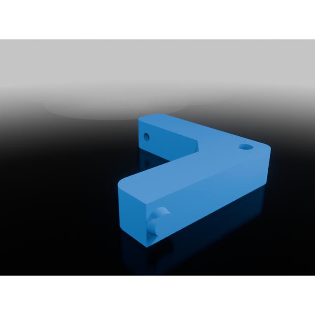 Cable-operated Button Pusher for Flashlight 3D model thumbnail