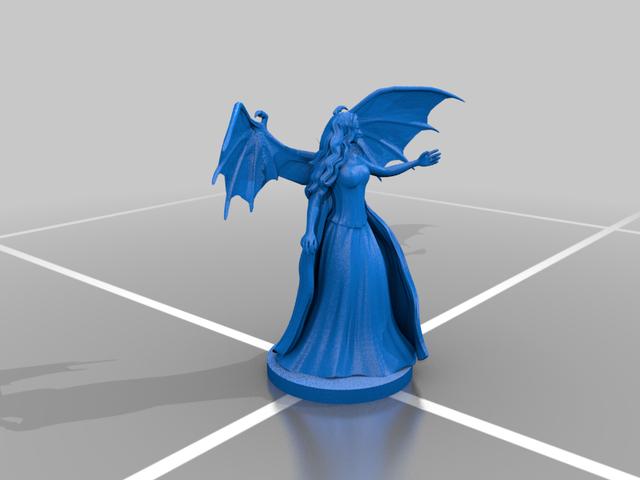 Demon Queen 3D model thumbnail