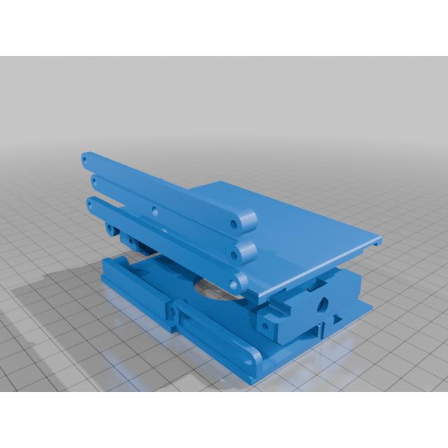 Lift modified to fit inside a Camberwick Green musical box. 3D model thumbnail