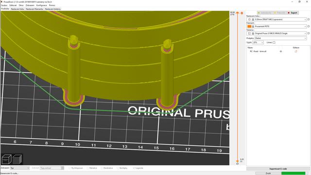 R3C quadro with added local brim for supports 3D model thumbnail