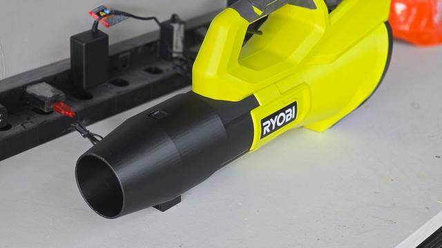 550 CFM Ryobi Blower Snub Nose 3D model thumbnail