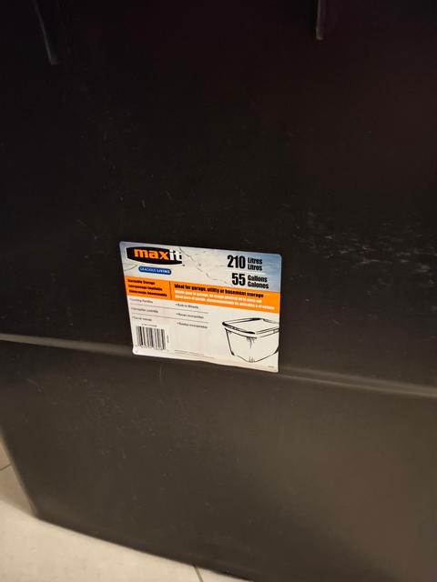 Replacement wheel for MaxIt 55 gal storage box (parametric) 3D model thumbnail