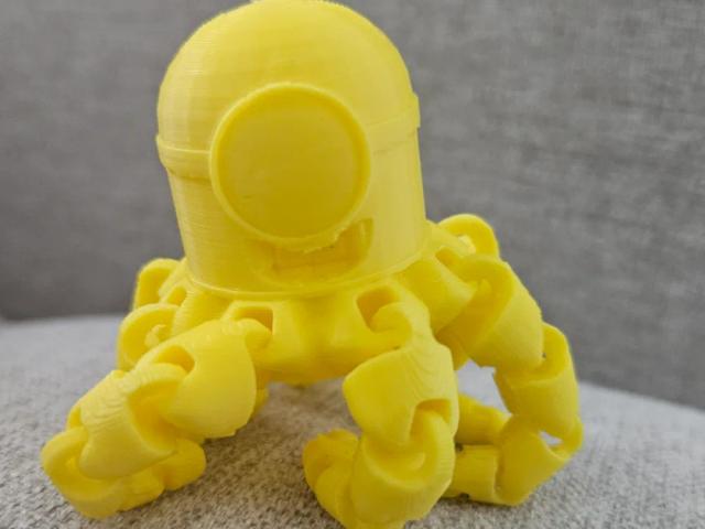Minion Octopus 3D model thumbnail