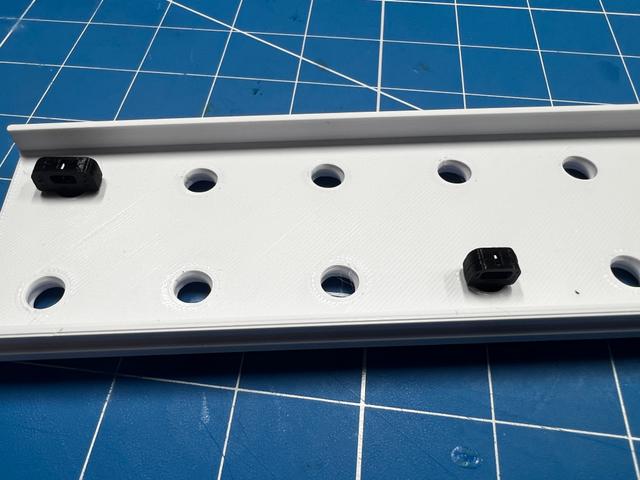 Underware and Multiboard cable tie holder 3D model thumbnail